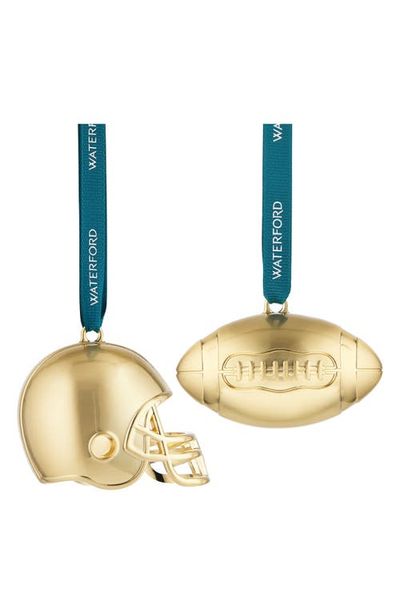 Waterford Waterford Football Golden Ornament 
