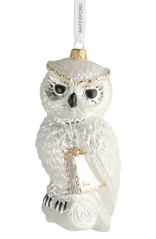 Waterford Waterford Holiday Heirlooms Owl Glass Ornament