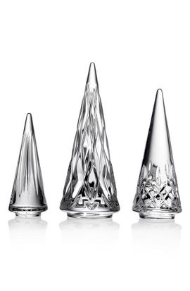 Waterford Waterford Set of 3 Crystal Trees 