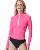 Watskin Watskin Daisy 1/4 Zip Pullover With Side Ruching - 1