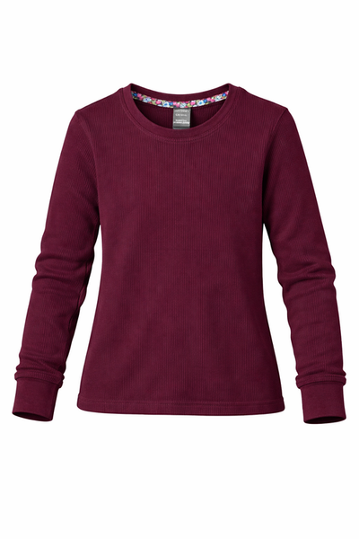 Watson's Watson's Girl's Cozy Rib Thermal Long Sleeve Crew Top
