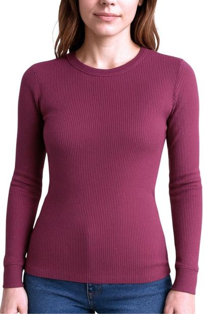 Watson's Watson's Women's Therma Rib Long Sleeve Thermal Crew