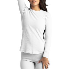 Watson's Watson's Women's Waffle Long Sleeve Thermal Crew