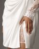 Watters Harlow Off-The-Shoulder Satin & Lace Mini Dress - 5