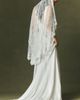 Watters Mantilla Lace Fingertip Veil - 2