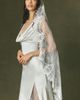 Watters Mantilla Lace Fingertip Veil - 3