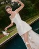Watters Miranda A-Line Tulle Maxi Dress - 1
