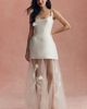 Watters Miranda A-Line Tulle Maxi Dress - 3
