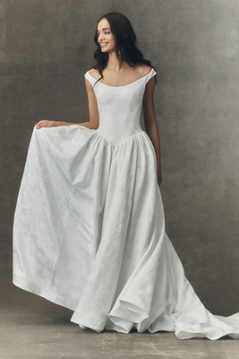 watters off the shoulder wedding dress off the shoulder wedding dress