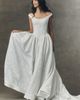 Watters Stella Off-Shoulder Basque-Waist Wedding Gown - 1