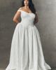 Watters Stella Off-Shoulder Basque-Waist Wedding Gown - 6