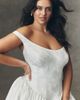 Watters Stella Off-Shoulder Basque-Waist Wedding Gown - 8
