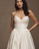 Watters Willowby by Watters Ember Strapless Drop-Waist Dupioni Wedding Gown - 3