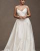 Watters Willowby by Watters Ember Strapless Drop-Waist Dupioni Wedding Gown - 5