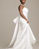 Watters Wtoo by Watters Callahan Sweetheart Draped Jacquard Column Wedding Gown - 6