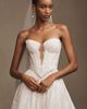 Watters Wtoo by Watters Charlotte Strapless Basque-Waist A-Line Lace Wedding Gown - 1