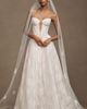 Watters Wtoo by Watters Charlotte Strapless Basque-Waist A-Line Lace Wedding Gown - 2