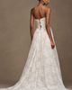 Watters Wtoo by Watters Charlotte Strapless Basque-Waist A-Line Lace Wedding Gown - 3