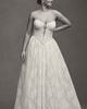 Watters Wtoo by Watters Charlotte Strapless Basque-Waist A-Line Lace Wedding Gown - 5