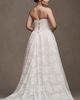 Watters Wtoo by Watters Charlotte Strapless Basque-Waist A-Line Lace Wedding Gown - 6