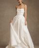 Watters Wtoo by Watters Phoebe Strapless Draped A-Line Wedding Gown - 1