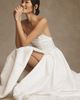 Watters Wtoo by Watters Phoebe Strapless Draped A-Line Wedding Gown - 4