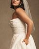 Watters Wtoo by Watters Phoebe Strapless Draped A-Line Wedding Gown - 6