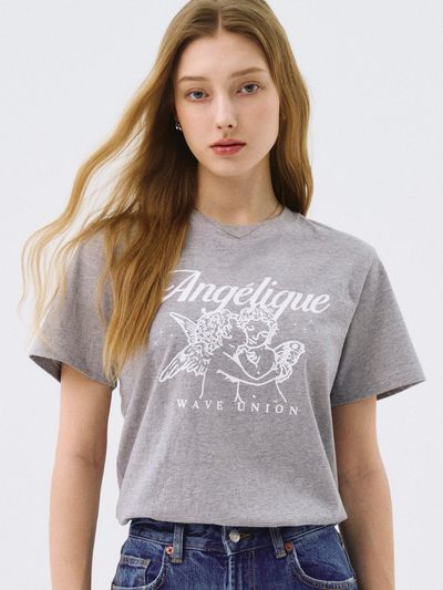 Wave Union Angelique T-shirt [heather dark gray]