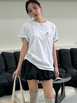 Wave Union Bread and roses T-shirt [heather gray]