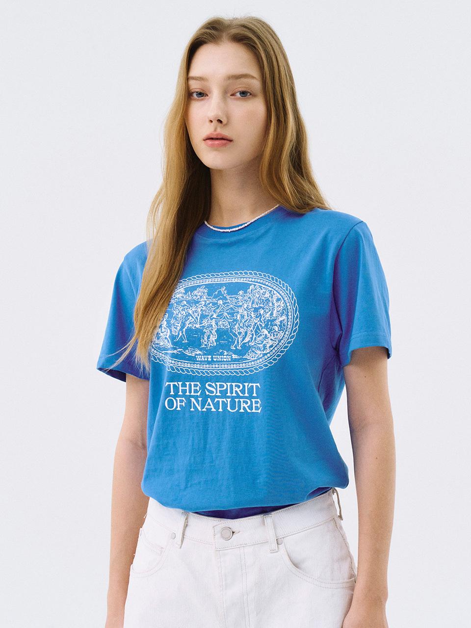 Wave Union Nymphs T-shirt [Blue]