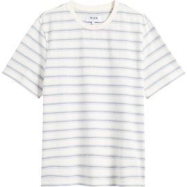 Wax London Wax London Dean Stripe Organic Cotton T-Shirt