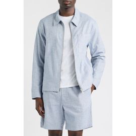 Wax London Wax London Eldon Cotton & Linen Herringbone Jacket