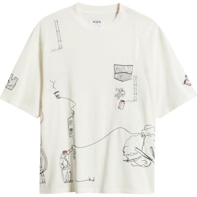 Wax London Wax London Milton London Life Scribble Graphic T-Shirt