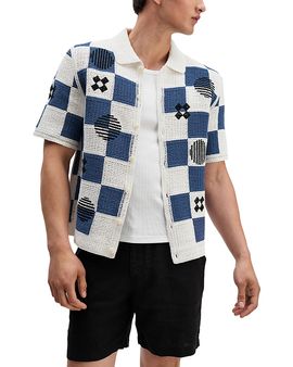 Wax London Wax London Porto Knit Graphic Shirt