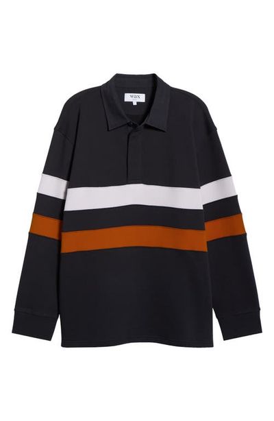 Wax London Wax London Rowhill Organic Cotton Rugby Shirt