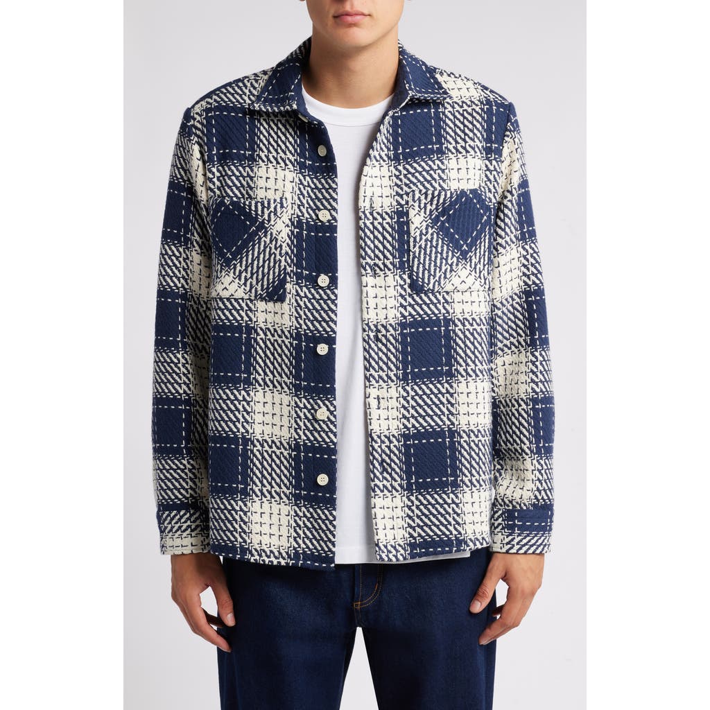 Wax London - Whiting Marine Beatnik Button-Up Overshirt