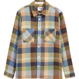 Wax London Wax London Whiting Pike Check Recycled Cotton Blend Overshirt