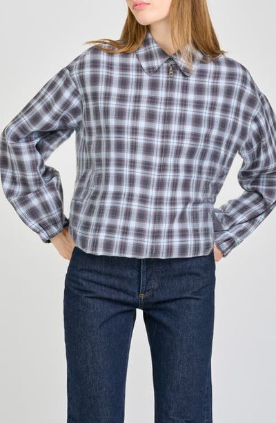 WAYF WAYF Adeline Plaid Bomber Jacket
