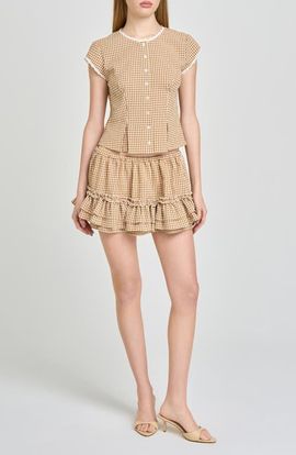 WAYF - Leighton Mini Dress Espresso XL