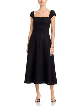 Wayf Wayf Carina Cap Sleeve Midi Dress