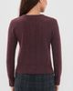 WAYF WAYF Cassie Cardigan Merlot - 3