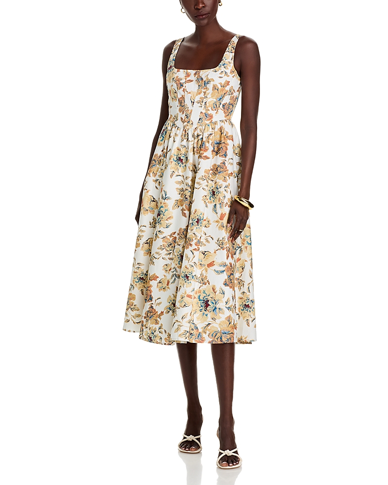 Wayf - Desi Corset Midi Dress