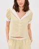 WAYF WAYF Emma Short Sleeve Top Yellow - 2