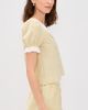 WAYF WAYF Emma Short Sleeve Top Yellow - 4