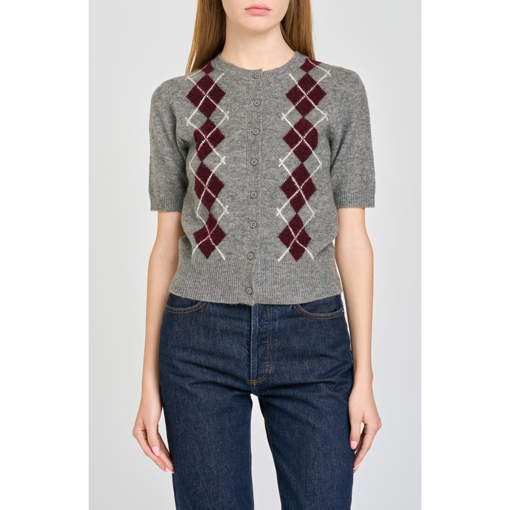 WAYF WAYF Esther Short Sleeve Cardigan