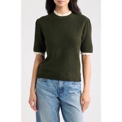 WAYF WAYF Everett Short Sleeve Sweater
