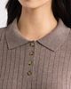 WAYF WAYF Evie Ribbed Polo Sweater - 4