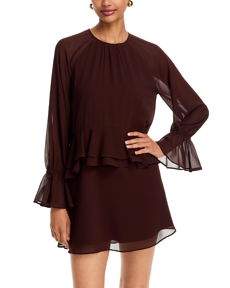 wayf dress brown WAYF Women Dress Brown Size M