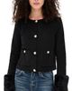 WAYF WAYF Fur Trim Jacket Black - 1