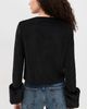 WAYF WAYF Fur Trim Jacket Black - 3